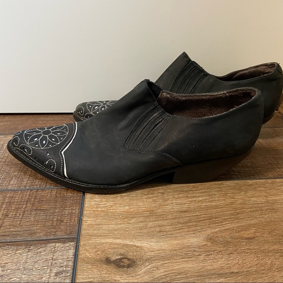 Guess Vintage 90s Black and White Ankle Booties Size 7.5 - Picture 7 of 13